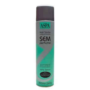 Spray Hair Fixador de Cabelo Forte sem Perfume Aspa 400ML