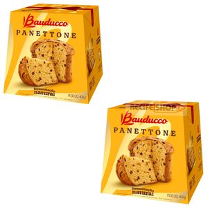 Kit Panetone Bauducco 3 Unidades + 1 de Brinde - Sabores Tradicionais para Celebrar o Natal