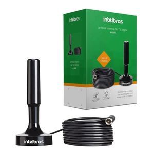 Antena Interna Tv Digital Intelbras Uhf Full Hdtv 4k Ai 2031