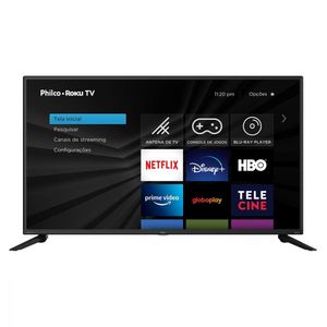 Fast Smart tv Philco Roku 42” Led Full hd Preta Bivolt