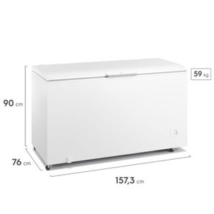 Freezer Horizontal Electrolux 513L Inverter H Branco 127 V