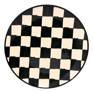 Jogo De Pratos Rasos Em Cerâmica Unni Com 6 Peças 26cm Oxford Damas