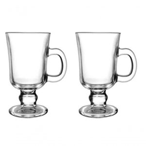 Kit Caneca Vidro Café Nespresso Dolce Gusto 220ml