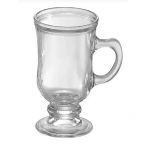 Kit Caneca Vidro Café Nespresso Dolce Gusto 220ml