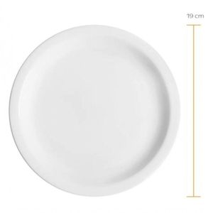 Jogo 8 Pratos De Sobremesa Lanche Porcelana Iguaçu - Germer