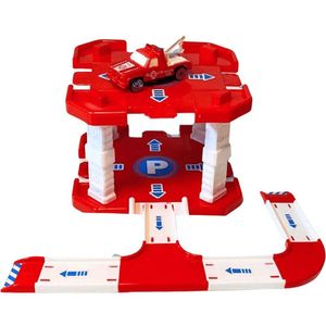 Pista Estacionamento Bombeiro C- 18 Peças - Wellkids