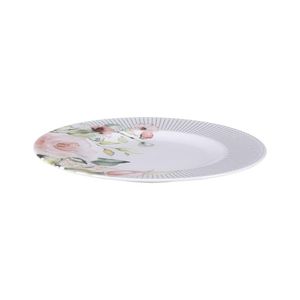 Prato Raso Tramontina Ornatta Em Porcelana Decorada 28 Cm
