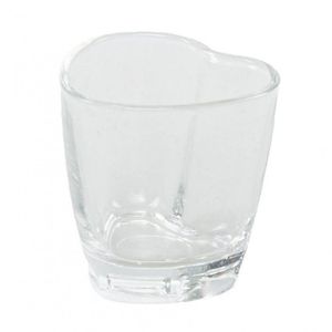 Jogo 6 Copo Shot Mini Vidro Coração 50 Ml - Lyor