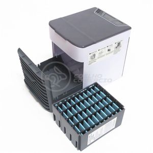 Ar Condicionado Portátil Arctic Air Cooler Umidificador Climatizador Luz Led 7 Cores Rgb
