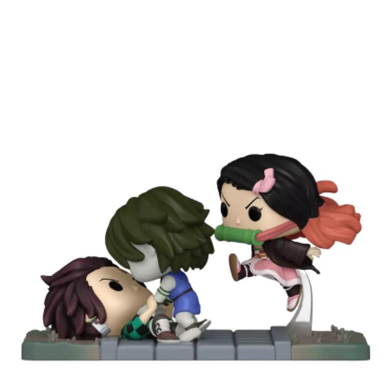 Funko Pop Demon Slayer 1419 Tanjiro & Nezuko Vs Temple Demon - Angeloni ...