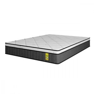 Colchão King 193x203x32 Supreme Firm Mola Ensacada Cinza