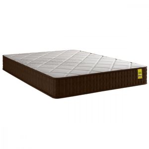 Colchão King 193x203x25 Comfort Plus Superlastic Apolospuma Marrom