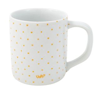 Caneca Porcelana Amor Perfeito Coração Decoração De Natal Branco