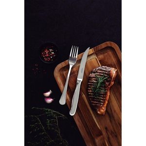 Faca Para Churrasco Tramontina Classic Jumbo Lâmina Em Aço Inox Com Fio Serrilhado Tramontina