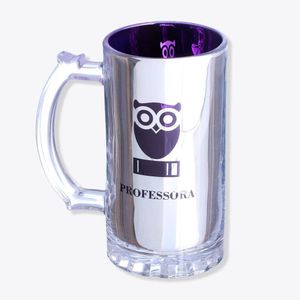 Caneca De Chopp Eletrostática Profissões Professora - Zonacriativa