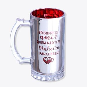 Caneca De Chopp Eletrostática Dinheiro Para Beber - Zonacriativa
