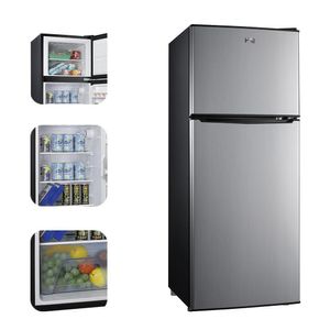 Geladeira Refrigerador HQ Defrost 310 Litros Preto/Inox HQ-310RDF 220V