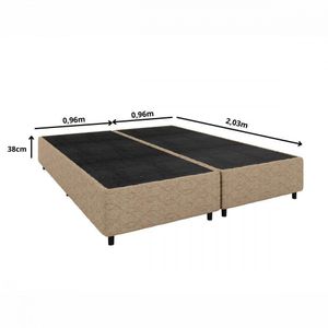 Base De Cama Box King 192x203x26 Applauso Apolospuma Palha