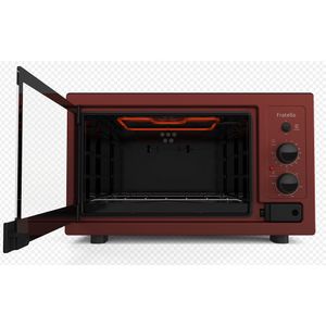 Forno Elétrico 44 Litros Fratello Grill e Timer Mueller - Vermelho