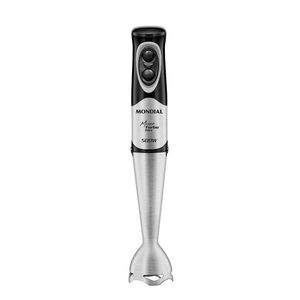 Mixer Turbo Inox Mondial Preto Inox 500W M-16-BI Mixer Turbo Inox Mondial