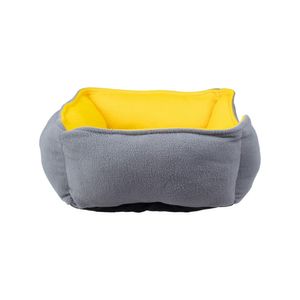 Cama Retangular GG Azul e Amarela