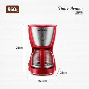 Cafeteira Elétrica Mondial Dolce Arome C-35-18X