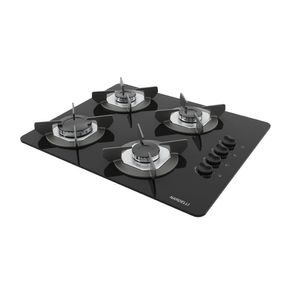 Cooktop Nardelli Safe Ferro Fundido 4 Bocas a Gás - Preto