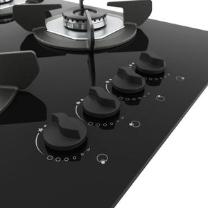 Cooktop Nardelli Safe Ferro Fundido 4 Bocas a Gás - Preto