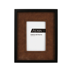Porta Retrato Madeira Moka 10x15 - A\CASA - (Avariado)