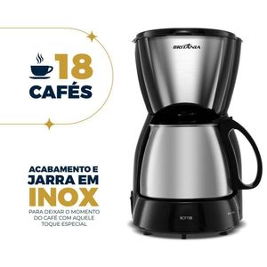 Cafeteira Britânia 550W 18 Cafezinhos 220V BCF19B