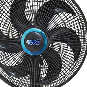 Ventilador De Chão Coluna Preto Turbo 6 Pás Plásticas 40cm De Diâmetro - Fabrica 1 Móveis