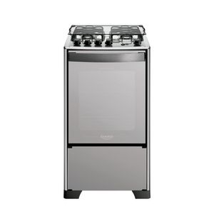 Fogão 4 Bocas Espelhado Com Mesa Inox Dako Magister Inox Style Bivolt