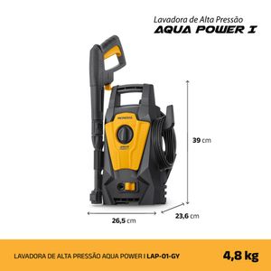 Lavadora de Alta Pressão Aqua Power I Mondial 1400W - LAP-01-GY
