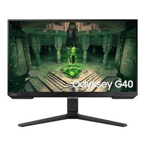Monitor Gamer Samsung Odyssey G40 25 Preto LS25BG400ELXZD FHD 240 Hz 1ms Com Ajuste de Altura HDMI DP Gsync Freesync