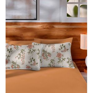 Jogo de Cama Queen Premium Fio Penteado Vivaldi Laranja