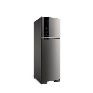 Geladeira Brastemp Frost Free Duplex 400 Litros Inox Com Freezer Control BRM54JKANA 127V