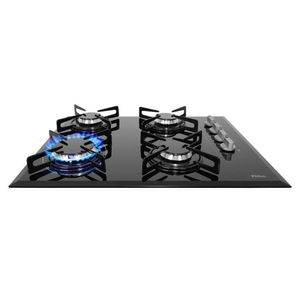 Cooktop Philco 4 Bocas Cook Chef 4 à Gás Preto - Bivolt