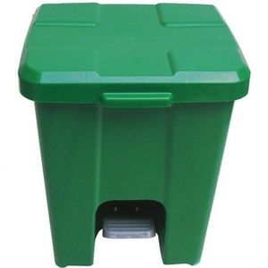 Cesto Quadrado Lixeira De 30 Litros Da Jsn Vermelho