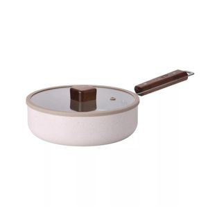 Frigideira Wok 20cm/1,5L - Alumínio Forjado com Revestimento Cerâmico - BIEN - Neoflam - Cor Bege