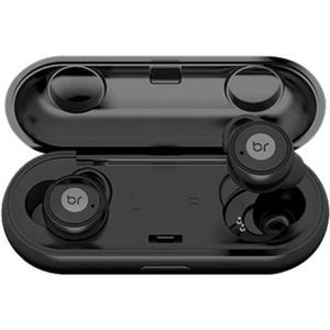 Fone De Ouvido Bluetooth Bright Black Sound Preto [f002]