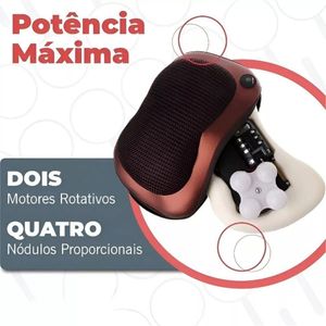 Almofada De Massagem Eletrônica Carro E Casa
