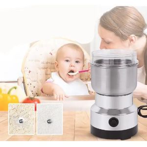Moedor Cafe Eletrico Em Inox Automatico Triturador Graos 200w Sementes Pimenta Portatil Bivolt