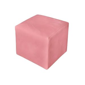 Poltrona Amamentação Cadeira Reforçada Balanço Puff Suede Cor:rosê
