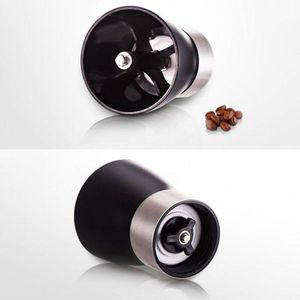 Moedor De Café Manual Inox Vidro Moinho Graos Mesa Luxo Vintage