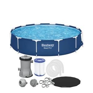 Piscina Estrutural 6.473L + Filtro + Capa - Bestway