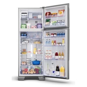 Geladeira Panasonic Duplex Frost Free 483L Inverter A+++ Aço Escovado NR-BT71PV4XB