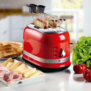 Torradeira Moderna 127V Ariete Vermelha