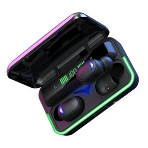 Fone Ouvido Preto LED Power Bank Para Moto G9