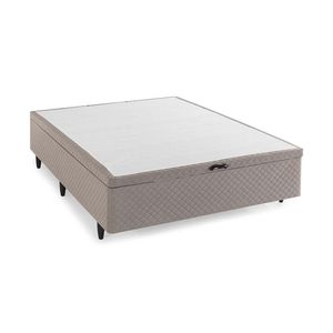 Cama Baú Casal Herval Joy, Espuma de Alto Suporte, 74x138x188 cm