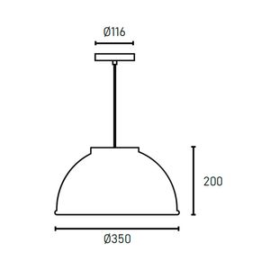 Lustre Pendente Blumenau Bali Cesto Vime E27 Bivolt